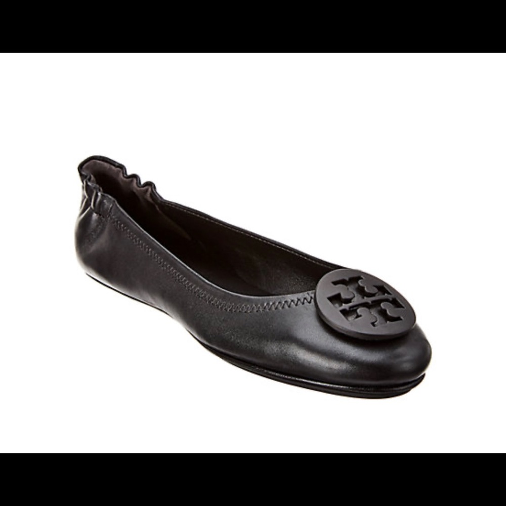 Tory Burch Minnie Travel Leather Ballet Flat